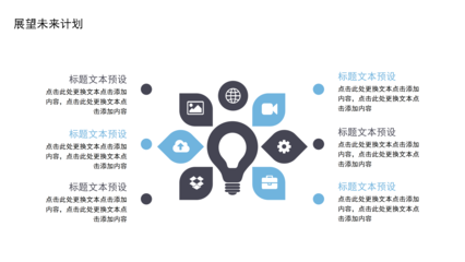 简约科技风 驱动未来的商务营销策划